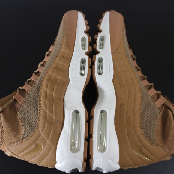 Nike Air Max 95 Sneakerboot Tan Mens 8.5 R782 - Picture 3 of 8